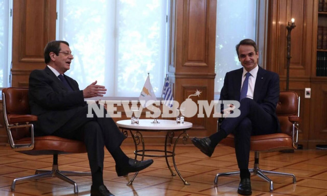 Aναστασιάδης στην Αθήνα: Οι συναντήσεις με Μητσοτάκη-Σακελλαροπούλου