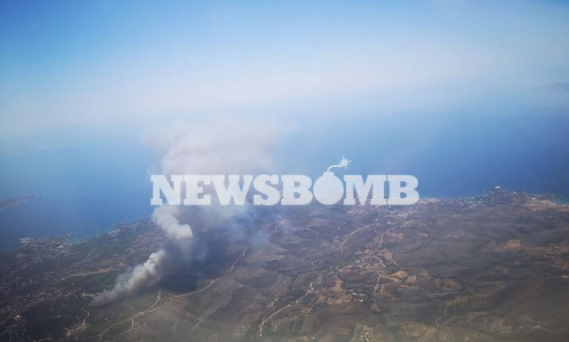 Μεγάλη δασική φωτιά ΤΩΡΑ στο Λαύριο - Επιχειρούν ισχυρές δυνάμεις