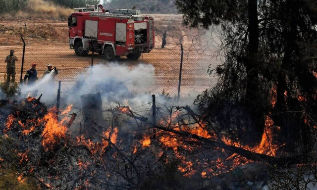 Φωτιά στην Ηλεία: Μάχη με τις φλόγες στο Γραμματικό – Απειλούνται χωριά της Αρχαίας Ολυμπίας