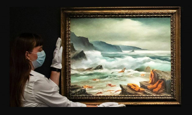 Βρετανία: 'Ενας Μπάνκσι πουλήθηκε 2,4 εκατ. υπέρ του εξοπλισμού νοσοκομείου στη Βηθλεέμ