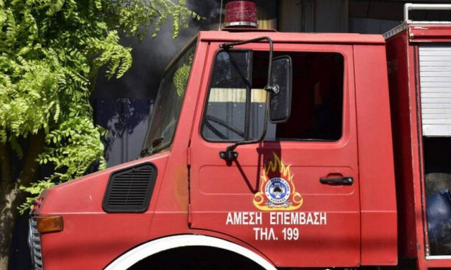 Φωτιά στις Θεσπιές Βοιωτίας