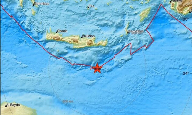Σεισμός νότια της Κρήτης (pics)