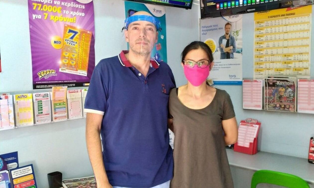 Τυχερό εις διπλούν το πρακτορείο ΟΠΑΠ που έδωσε 7,7 εκατ. ευρώ στο ΤΖΟΚΕΡ 