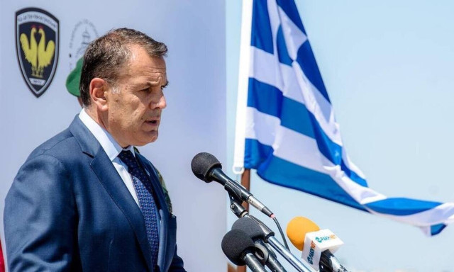 Defence Min Panagiotopoulos speaks on the phone with his Lebanese counterpart