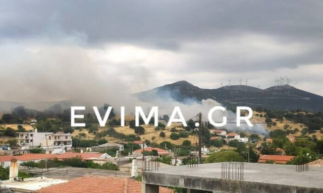 Φωτιά ΤΩΡΑ στην Εύβοια