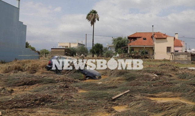 Κακοκαιρία: Έτσι σκέπασε η «Θάλεια» την Εύβοια - Δορυφορικές εικόνες