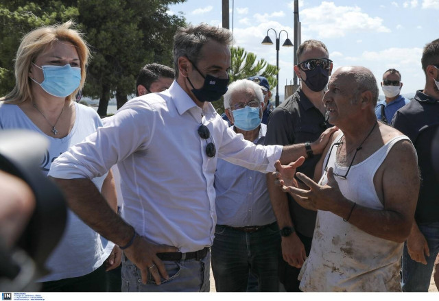 Πλημμύρες Εύβοια: Στις πληγείσες περιοχές ο Κυριάκος Μητσοτάκης