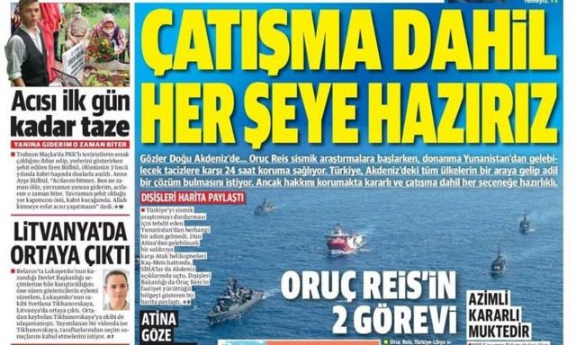 «Τύμπανα πολέμου» από την Τουρκία: «Είμαστε έτοιμοι για όλα - Και για σύγκρουση»