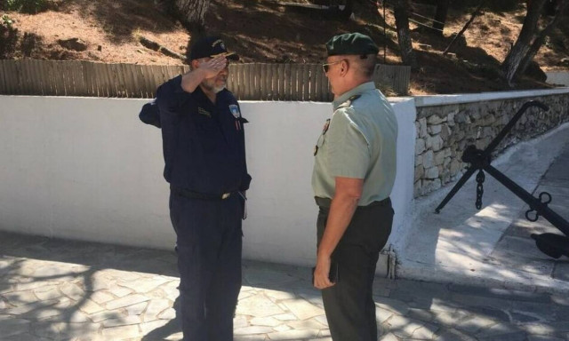 Επίσκεψη Φλώρου στο κέντρο Επιχειρήσεων του Αρχηγείου Στόλου