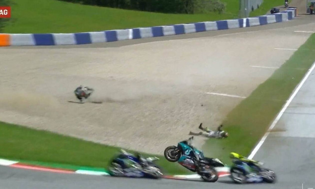 Το χάρο με τα μάτια τους είδαν Rossi και Vinales στο Αυστριακό Moto GP