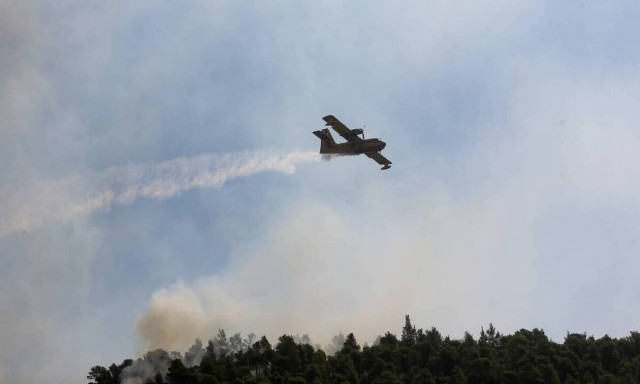 Φωτιά στην Άνδρο - Συναγερμός στην πυροσβεστική