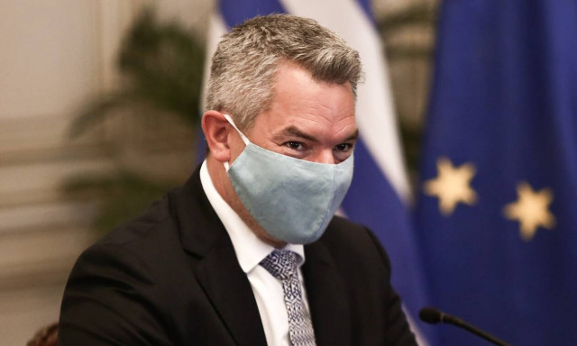 Nehammer: Austria offers two mln euros to Greece to address migration crisis 