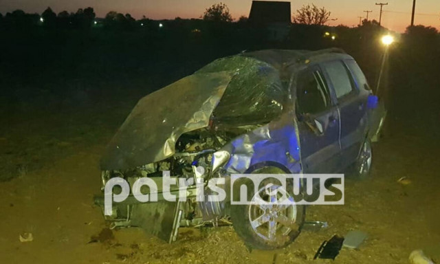 Κατάκολο: Σοβαρό τροχαίο με εκτροπή αυτοκινήτου