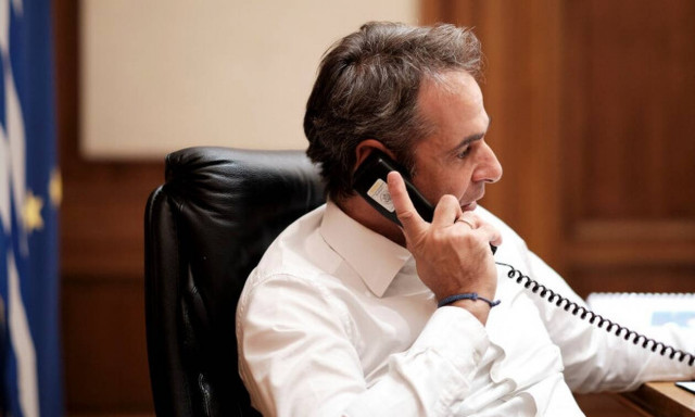 Τηλεφωνική επικοινωνία Μητσοτάκη - Τραμπ