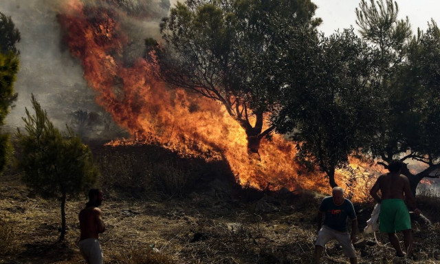 Φωτιά ΤΩΡΑ στη Ζάκυνθο - Καίει δασική έκταση