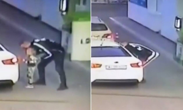 Βίντεο: Η απαγωγή 4χρονης σε βενζινάδικο στην Ουκρανία