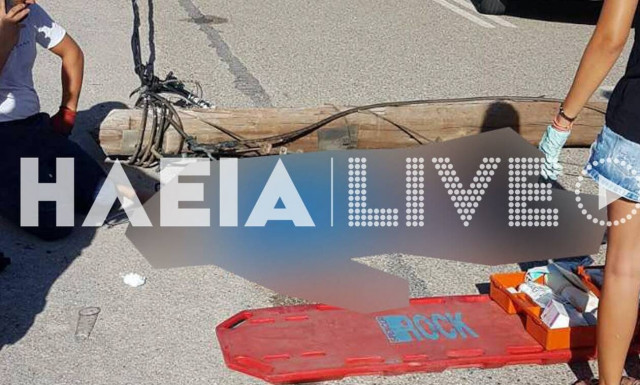 Ηλεία: Εργαζόμενος της ΔΕΗ έπεσε από κολώνα - Σώθηκε από θαύμα