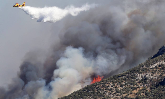 Fire breaks out in Sofiko, Corinth