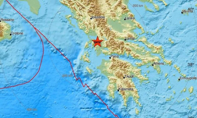 Σεισμός ΤΩΡΑ κοντά στην Αμφιλοχία