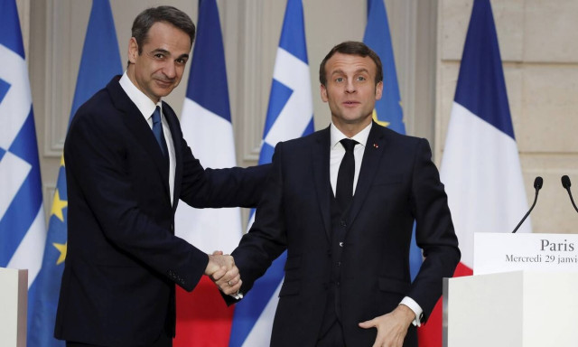 Μακρόν και Μητσοτάκης ενημερώνουν την σύνοδο «Μed7» για την Τουρκία