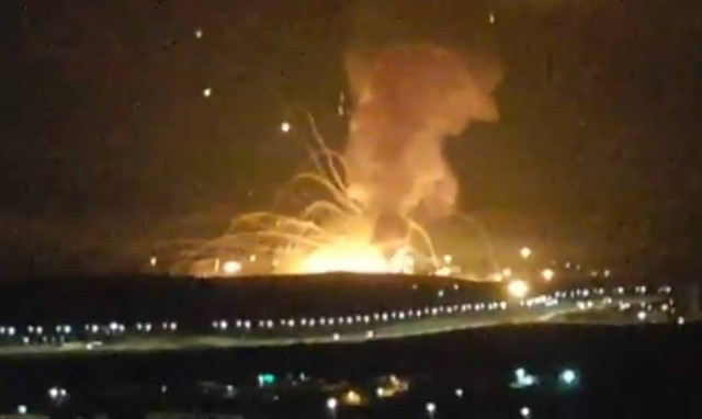 Ιορδανία: Τεράστια έκρηξη σε στρατιωτική βάση - Συγκλονιστικά βίντεο