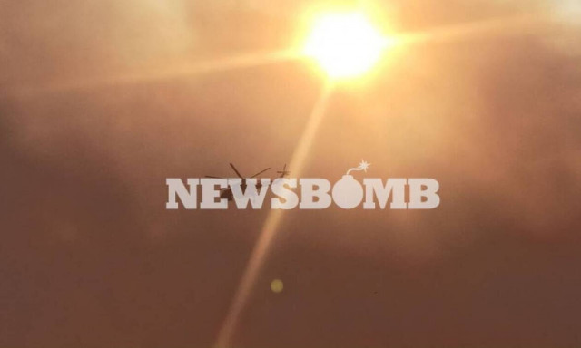 Καλύβια: Σε ύφεση η φωτιά - Μεγάλη η καταστροφή