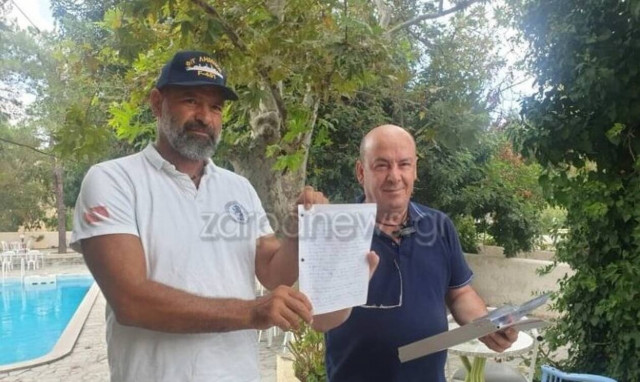 Το συγκινητικό «ευχαριστώ» στο κρητικό χωριό που υποστήριξε τις ελληνικές φρεγάτες (pics)