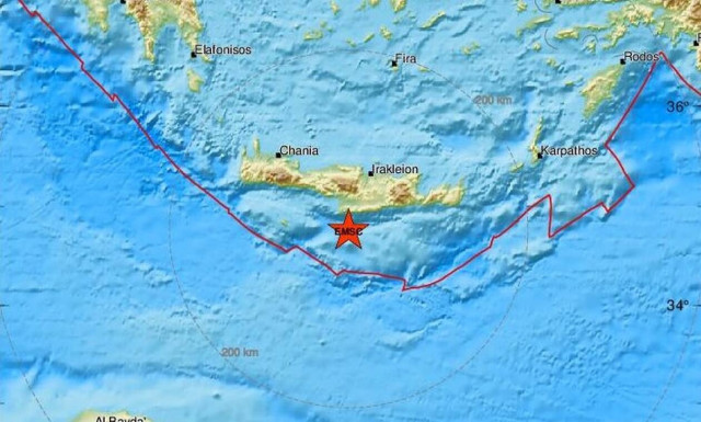 Σεισμός νότια της Κρήτης (pics)