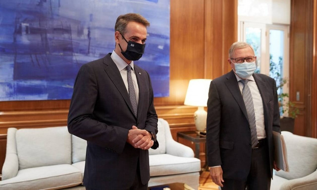 Συνάντηση Μητσοτάκη - Ρέγκλινγκ: Στο επίκεντρο οι αναπτυξιακές προοπτικές της ελληνικής οικονομίας