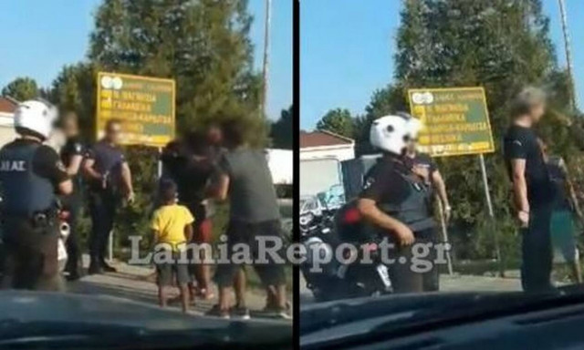 Λαμία: Ρομά επιτέθηκε με σκουπόξυλο σε αστυνομικό