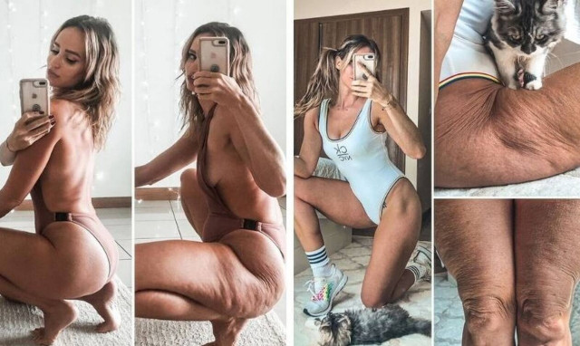 Δείχνει στο Instagram την τέλεια και την ατέλεια πλευρά του εαυτού της 