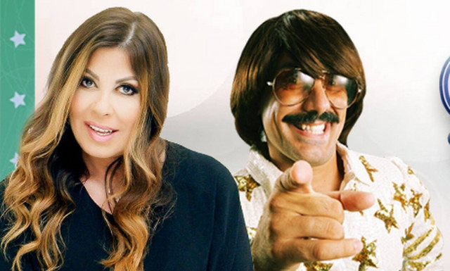 O Tonis Sfinos υποδέχεται την Άντζελα Δημητρίου στο Θέατρο Άλσος