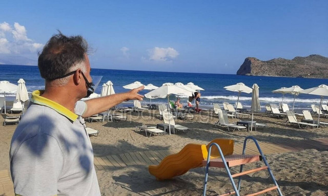 Χανιά - Λαχτάρα για τουρίστα: Παρασύρθηκε με φουσκωτό και βρέθηκε σε νησίδα (pics - vid)