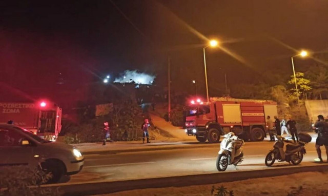 Υπό έλεγχο η φωτιά στο ΚΥΤ Σάμου