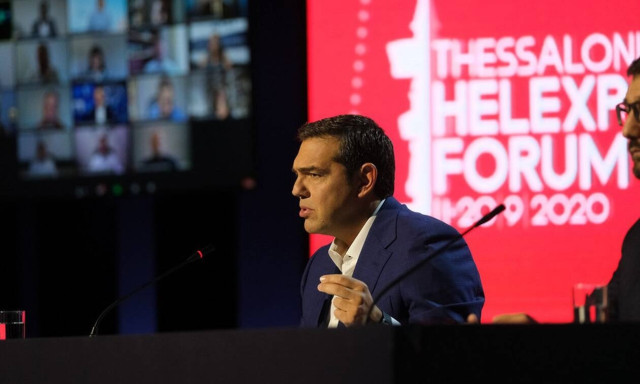 Tsipras at Thessaloniki Forum: PM Mitsotakis «has misled the Greek people»