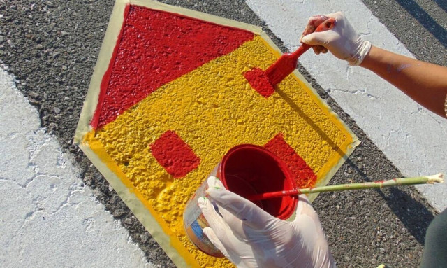 Γρεβενά: Έβαλαν χρώμα και φαντασία στις διαβάσεις πεζών