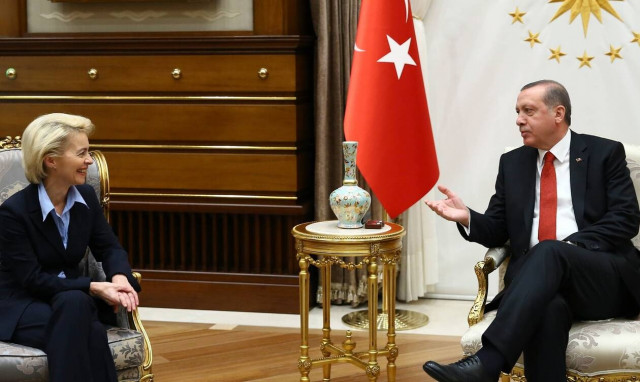 Ερντογάν: Mιλά με Ούρσουλα φον ντερ Λάιεν και Γενς Στόλτενμπεργκ