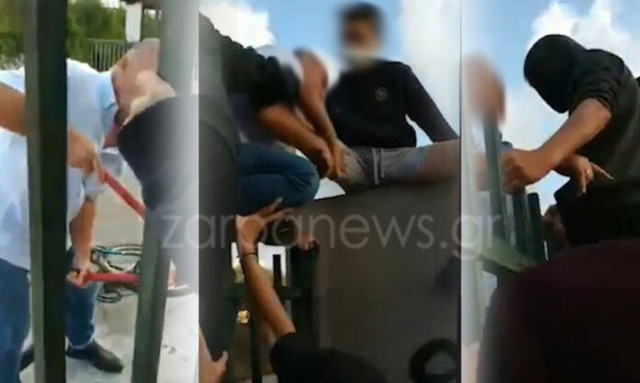 Χανιά: Βίντεο σοκ από κατάληψη - Διευθυντής και μαθητές παίζουν ξύλο!