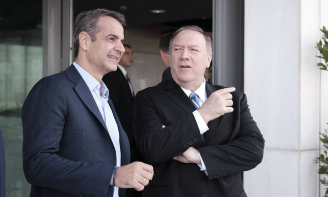 Στο πατρικό σπίτι του Κυριάκου Μητσοτάκη στα Χανιά ο Μάικ Πομπέο