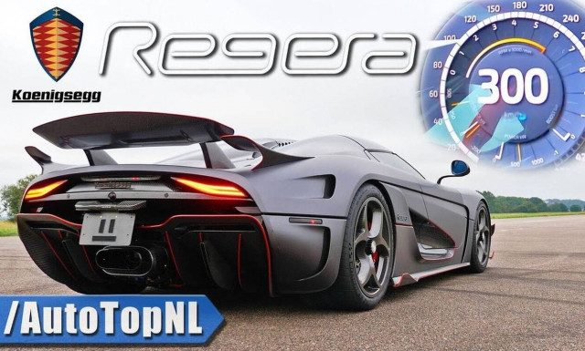 Δείτε το Koenigsegg Regera να φτάνει τα 300 χλμ/ώρα χωρίς αλλαγή ταχύτητας