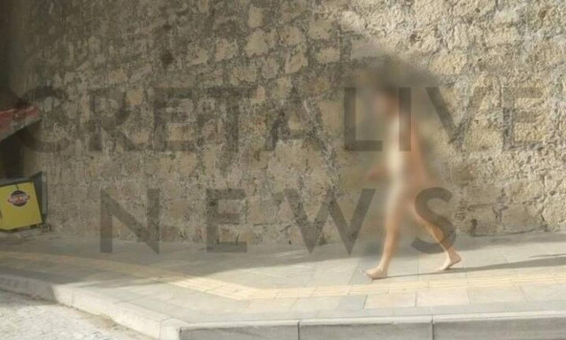 Αναστάτωση στο Ηράκλειο: Διέσχισε ολόγυμνος τη μισή πόλη!