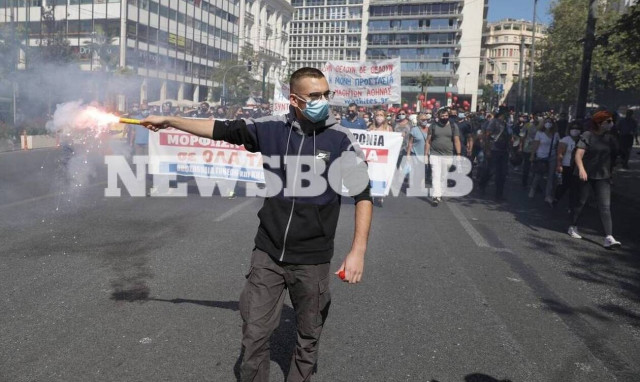 Ολοκληρώθηκε το πανεκπαιδευτικό συλλαλητήριο - Σημειώθηκαν επεισόδια με μολότοφ