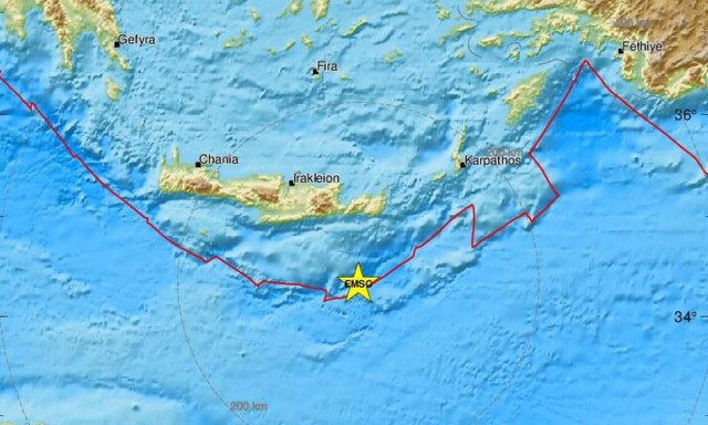 Σεισμός νότια της Κρήτης (pics)