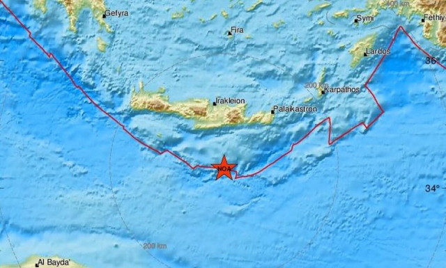 Σεισμός νότια της Κρήτης (pics)