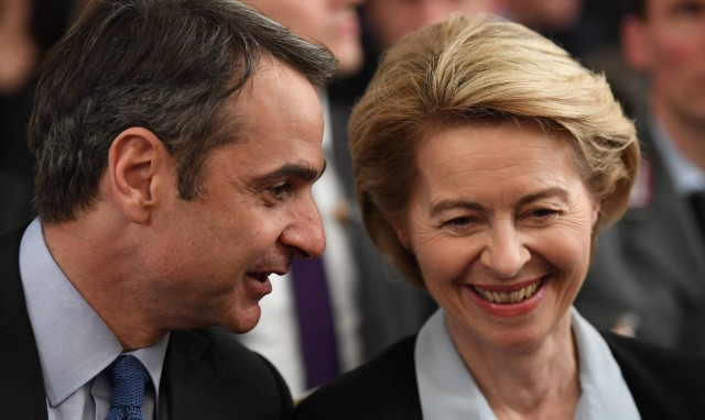 Τηλεδιάσκεψη Κυριάκου Μητσοτάκη με την Ούρσουλα φον ντερ Λάιεν