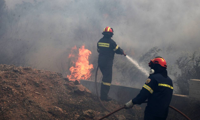 Φωτιά ΤΩΡΑ στα Βαρδούσια Λαμίας