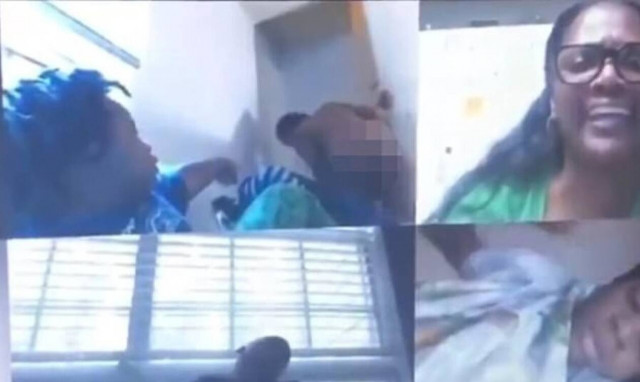 Μητέρα πέρασε γυμνή ενώ ο γιος της έκανε τηλεκπαίδευση (vid)