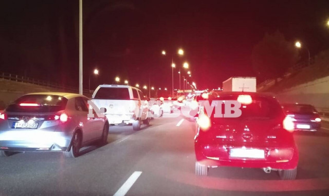 Κίνηση ΤΩΡΑ: Μποτιλιάρισμα στην Αθηνών - Λαμίας (pics)