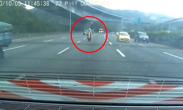 Δείτε πως προκλήθηκε πανικός σε αυτοκινητόδρομο της Ταϊβάν