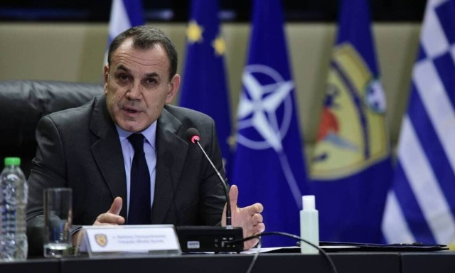 Nat'l Defense Min. Panagiotopoulos meets with visiting US Asst. Sec'y Cooper